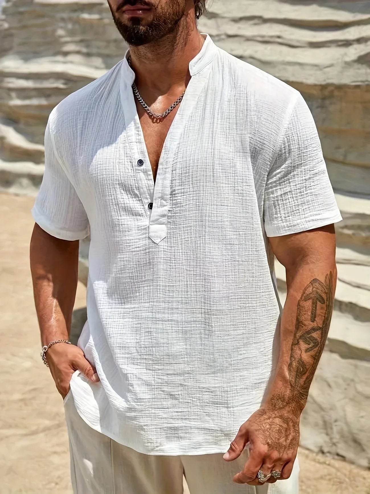 Blanc / 2XL